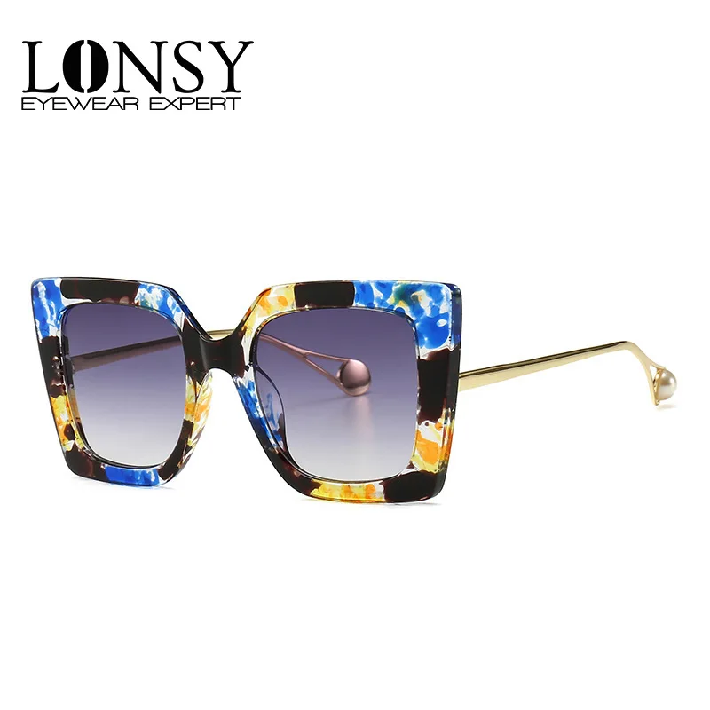 

2019 Oversize sunglasses Women Luxury Brand Designer Gradient Lens Sun Glasses For Female Fashion Retro Sunglasses Ladies UV400