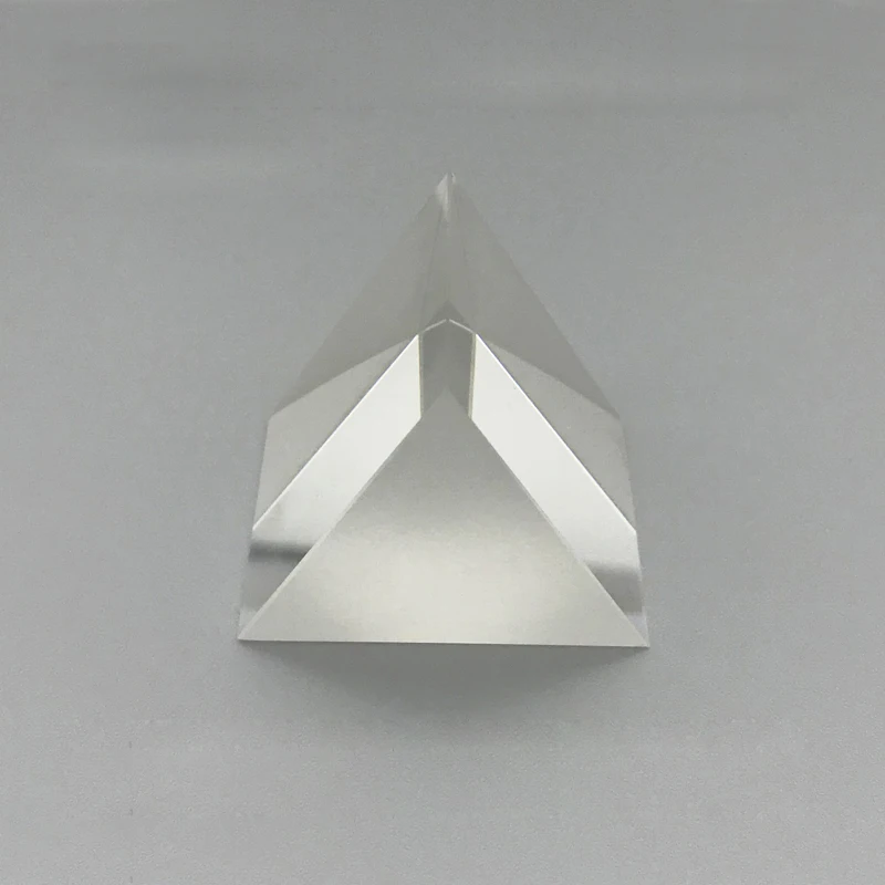 Фото Оптическое стекло Equilateral Prism 40*40*40 K9 материал призмы оптические испытания треугольные №4