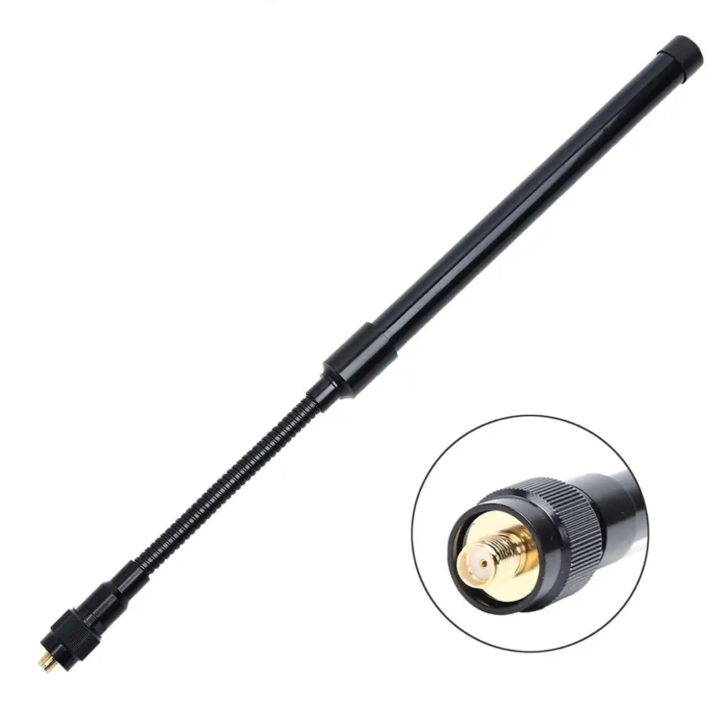 ABBREE AR 148 Gooseneck тактическая антенна SMA Female VHF UHF Складная для Baofeng|Запчасти и