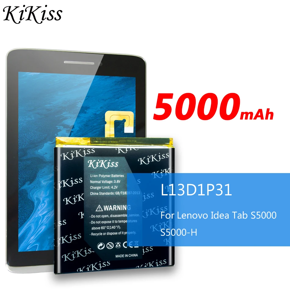 5000 мАч большой аккумулятор для lenovo Pad A3500 S5000 S5000-H Tab 2 A7 A7-30 A7-10F A7-20F планшет