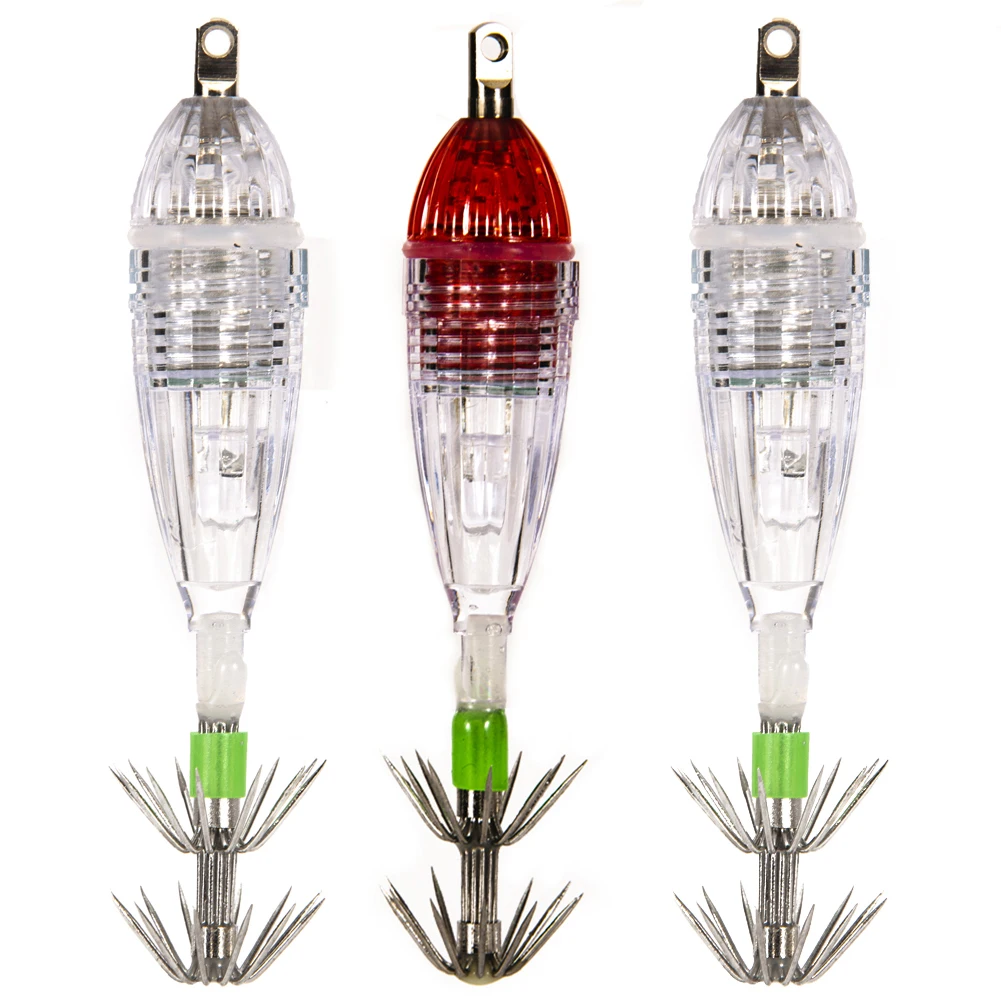 

LED Underwater Light Fishing Lure Bait Lamp Deep Drop Sea Fishing Squid Octopus Cuttle Umbrella Hook Fishing Light