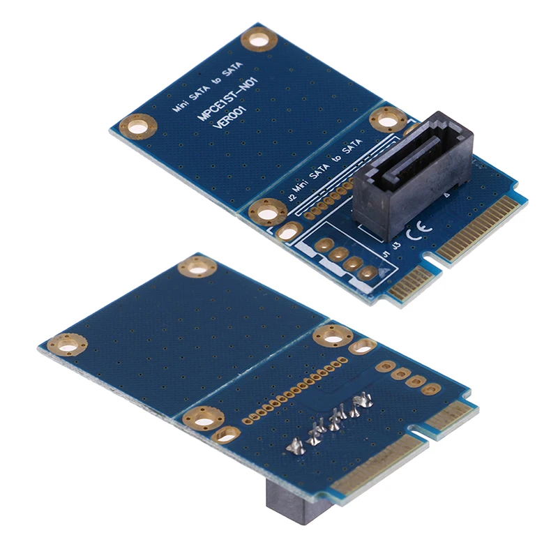 

mSATA Mini PCI-e Express SATA SSD Slot To 7 Pin SATA HDD Convert Card Adapter