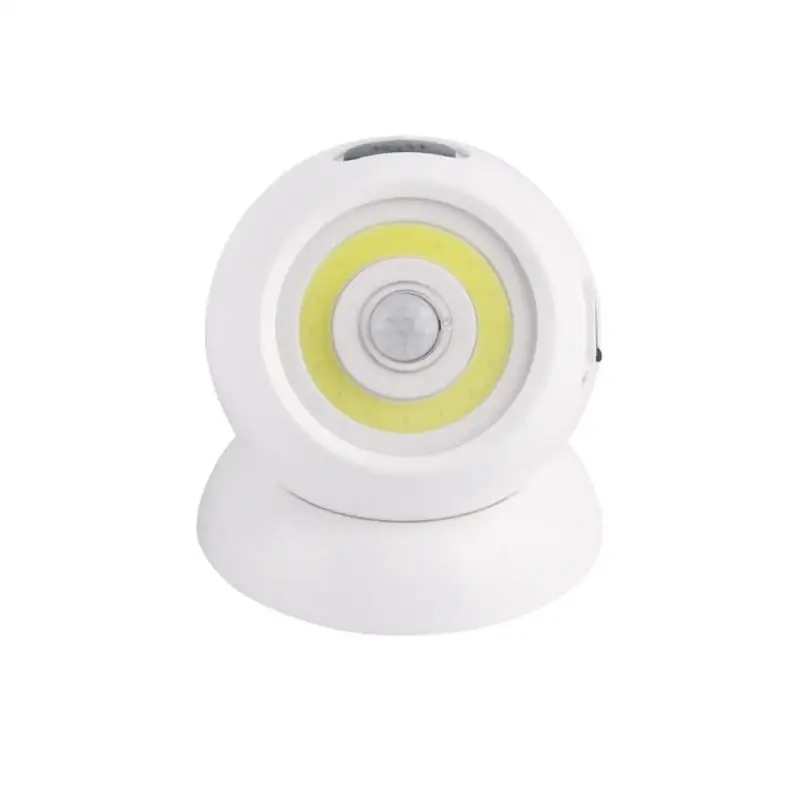 

1pcs Induction Mini Night Light Ball Night Light 360°rotating COB Ball Light Portable Human Body Sensor Light Household Light
