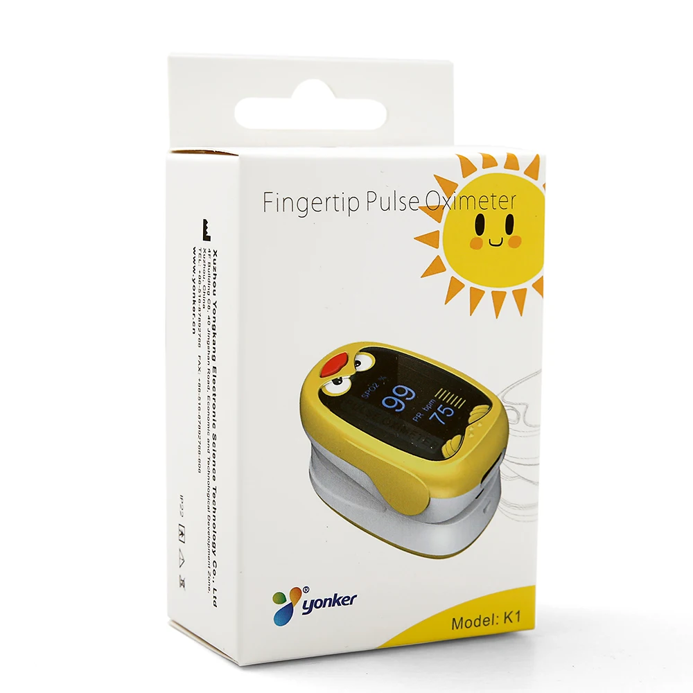 Пульсоксиметр для детей 1 12 лет измеритель пульса и уровня кислорода в крови