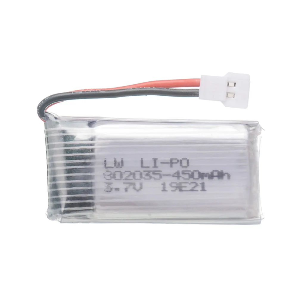 Аккумуляторная батарея 3 7 в 450 мАч 802035 Lipo с зарядным устройством 5 1 для H107 H31 KY101 E33C