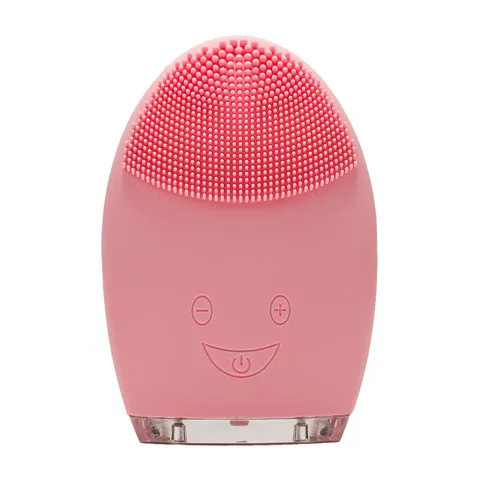 Pink Новая электрическая щетка для очищения лица с мини-аккумулятором, инструмент для спа-массажа лица с глубокими порами, водостойкая красота, Мягкая глубокая очистка лица - Цвет: Pink