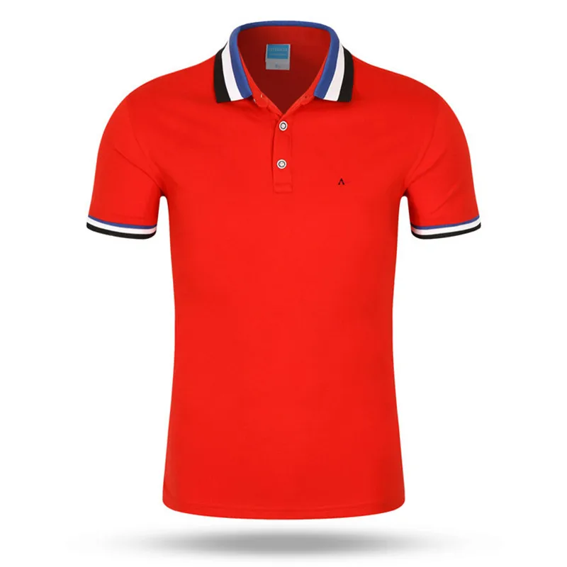 Новая брендовая футболка-поло для мужчин, Camisa Polo Masculina De Marca Sergio k, Хлопковая мужская рубашка-поло, Masculina De Marca Ser - Цвет: PC1-2-8-HONG(6)