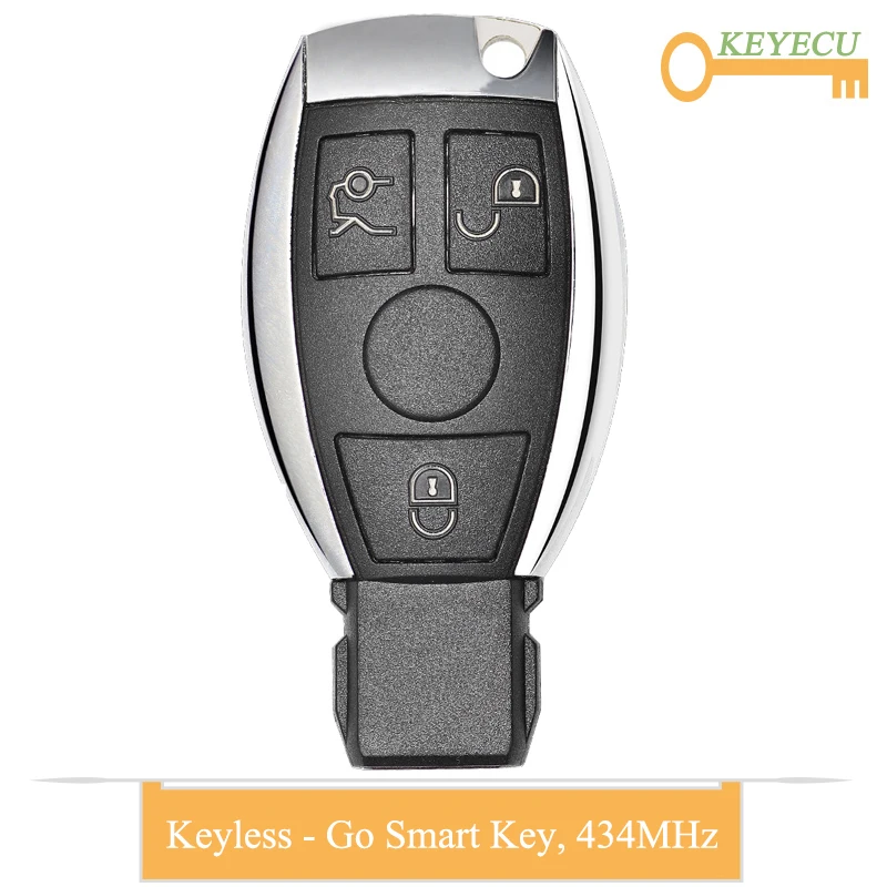 Пульт дистанционного управления KEYECU без ключа для Mercedes Benz FBS3 BGA W221 W216 W164 W251 2009 + 3
