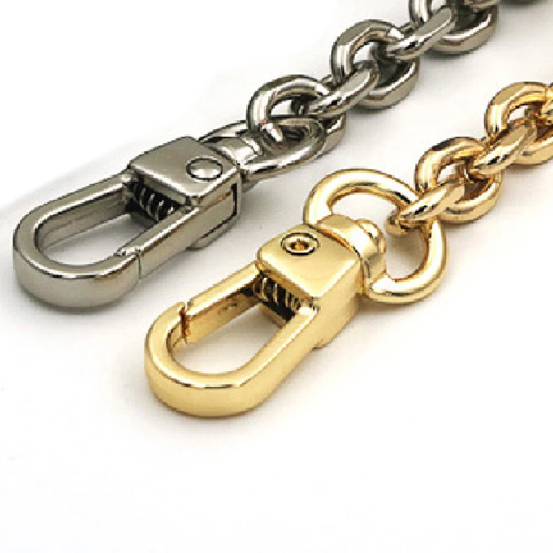 

Metal Purse Chain Strap Handle Replacement For Mini Handbag Shoulder Bag Clutch Bag Diy 100/110/120Cm Gold Black Silver Strap