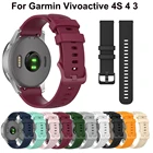 Силиконовый ремешок для Garmin Vivoactive 44S Смарт-часы спортивный сменный ремешок для Garmin Vivoactive 3 браслет ремешок