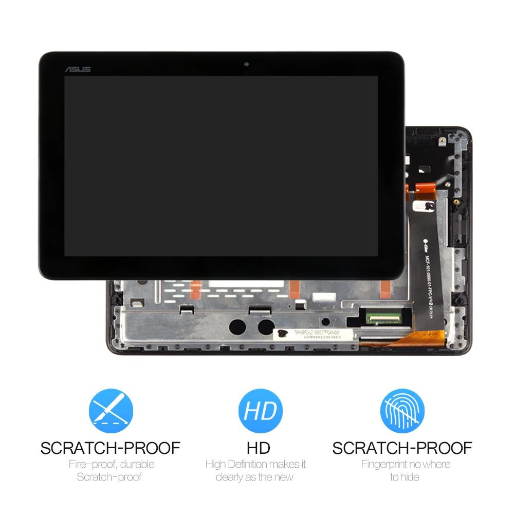 С рамкой для Asus MeMO Pad 10 ME102 ME102A K00F MCF-101-0990-01-FPC-V4.0 ЖК Экран дисплея Панель матрица