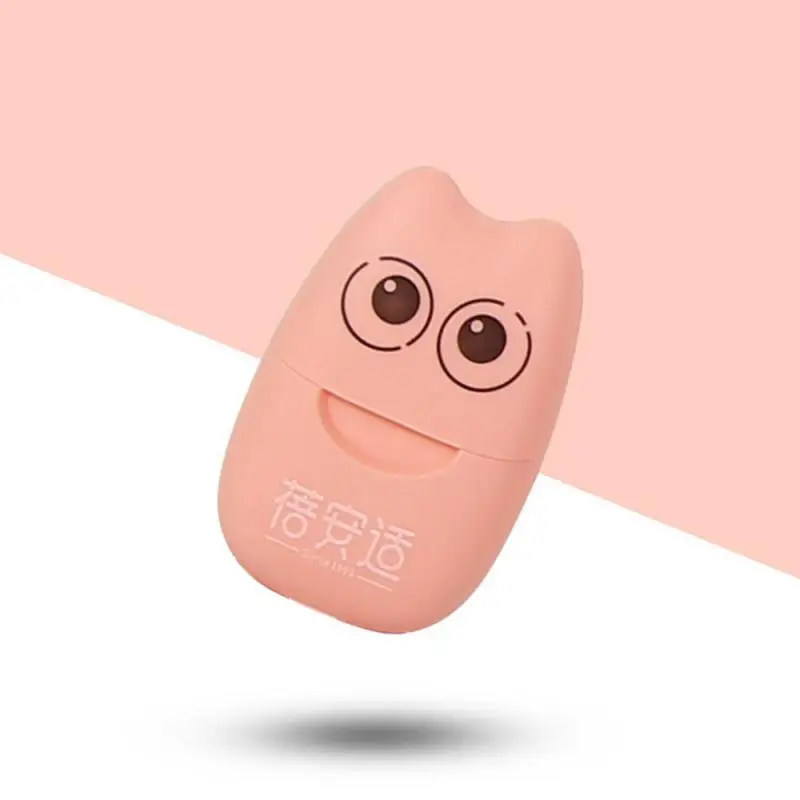 20 шт./коркор. пенообразующая бумага для мыла одноразовый дорожный мини держатель