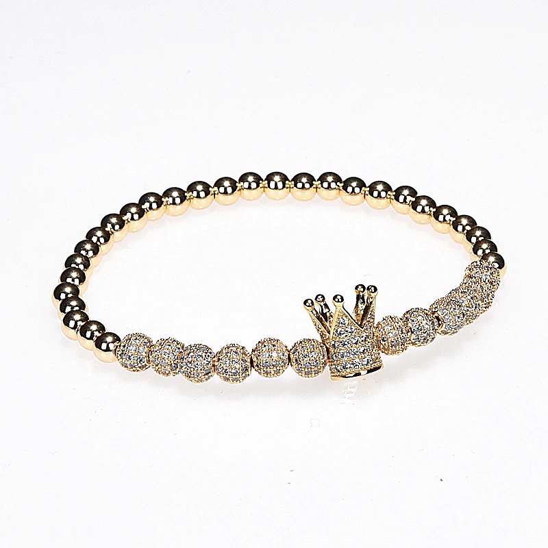 3 шт./компл. роскошные ювелирные изделия новинка циркон хип-хоп Золотая Корона