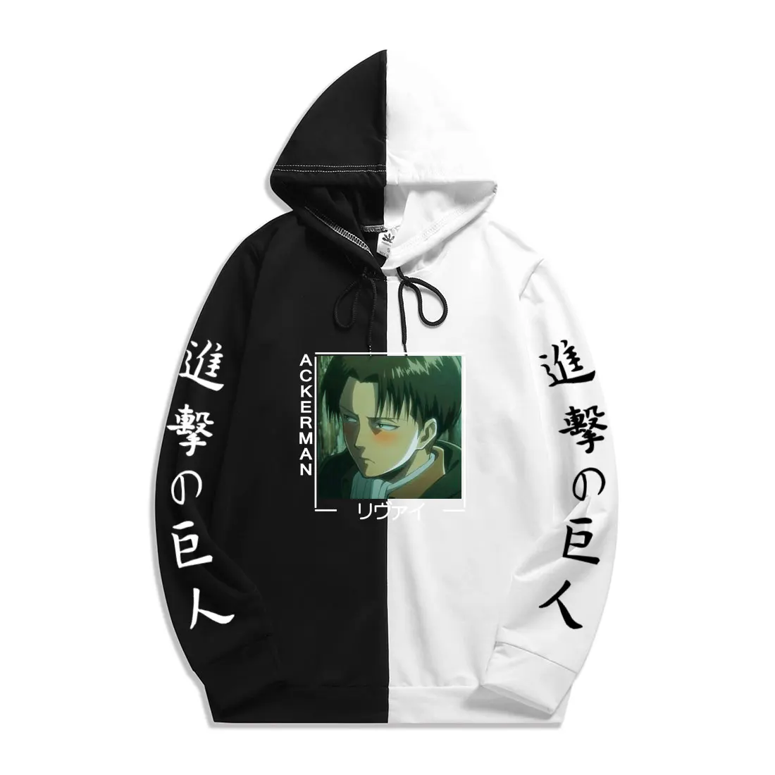 

2021 Thin Clothing Summer Anime Attack on Titan Pullovers Tops Long Sleeves Hoodie Male Cloth hoodies Harajuku Sweatshirt unisex