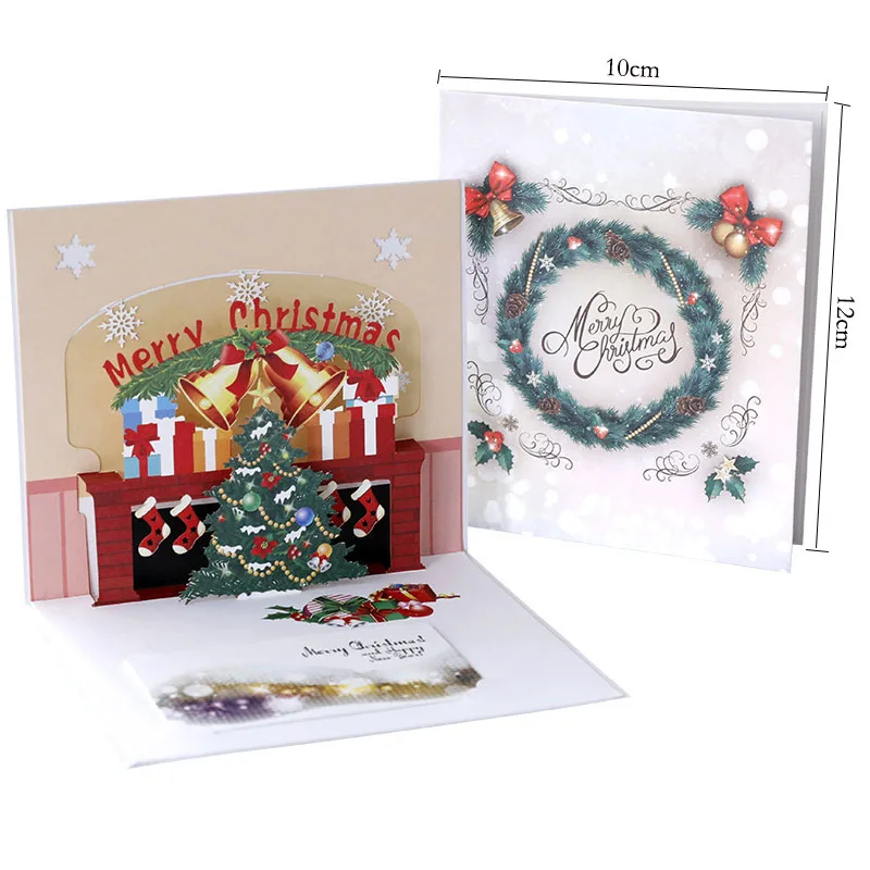 3D выдвижная поздравительная открытка сделай сам Подарочная праздничное