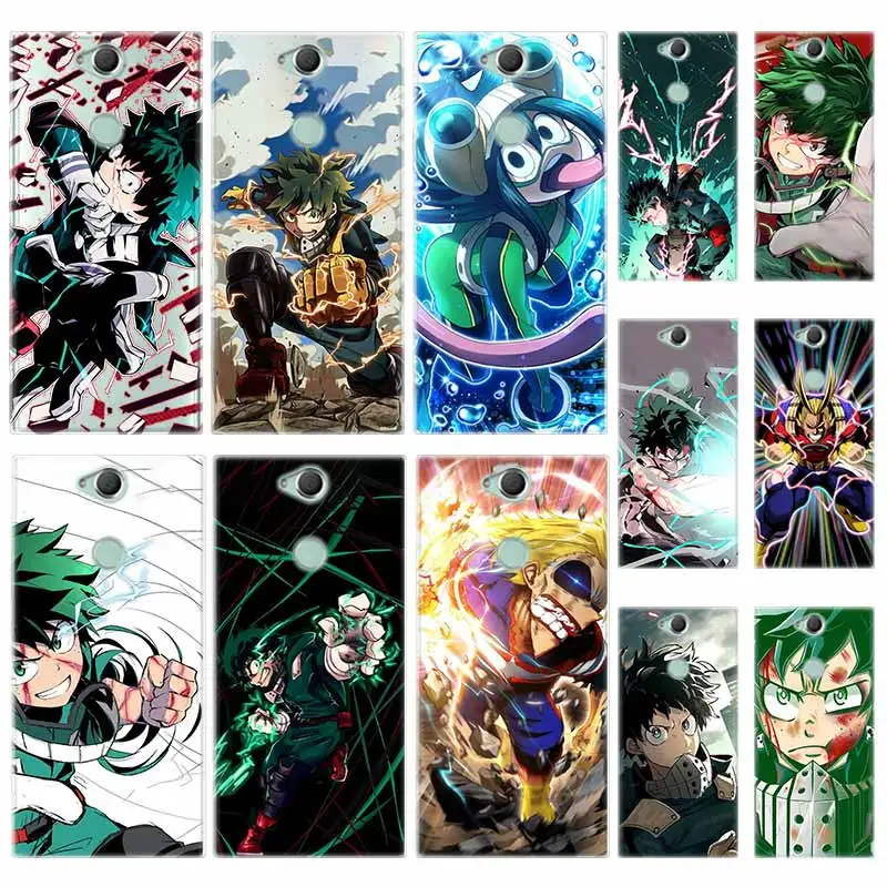 Силиконовый чехол из ТПУ для Sony Xperia X XA XA1 XA2 XA3 XZ XZ1 XZ2 XZ3 XZ4 L1 L2 L3 Plus Compeact Anime My hero