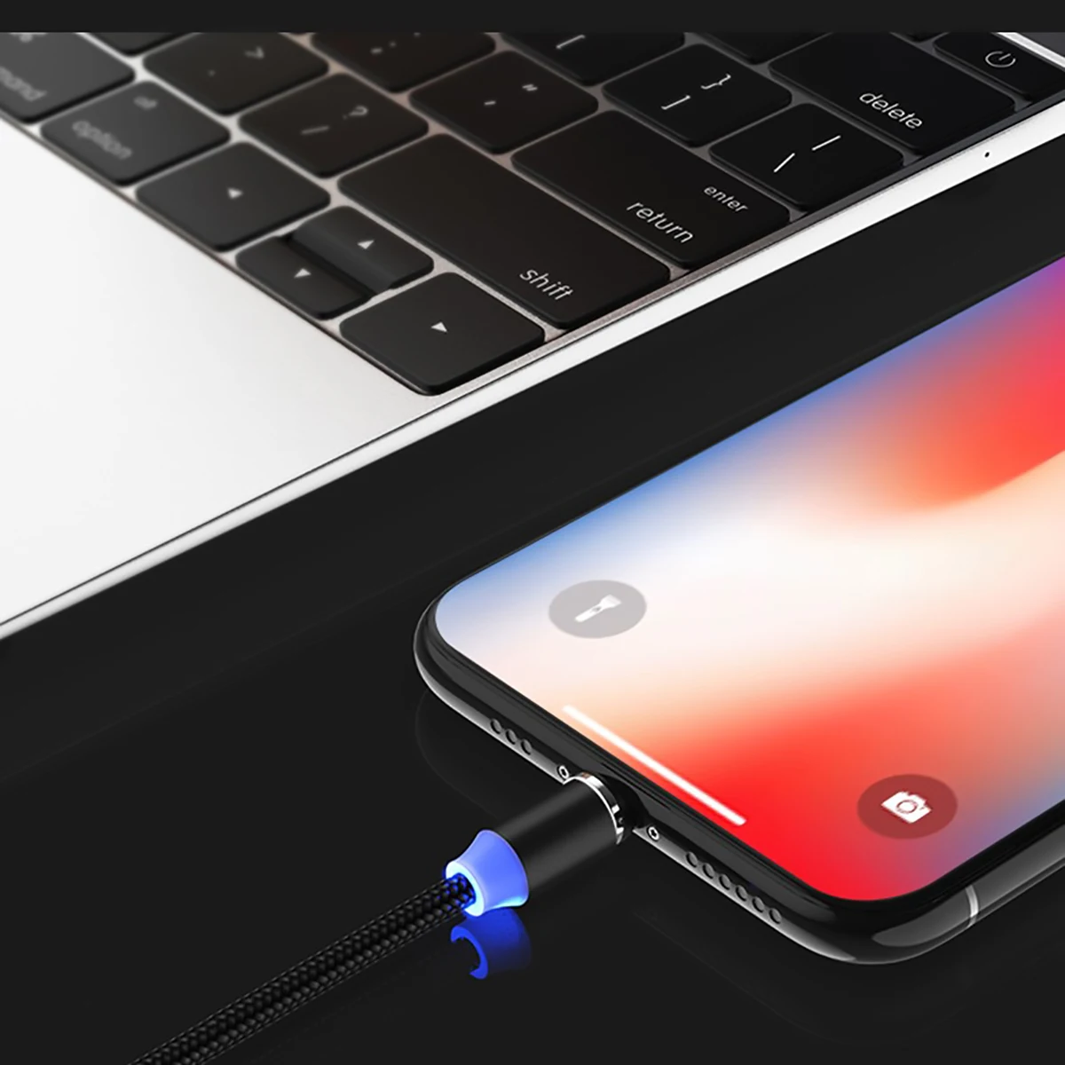 Магнитный usb кабель для телефона samsung Xiaomi huawei one plus быстрой зарядки Micro USB type C