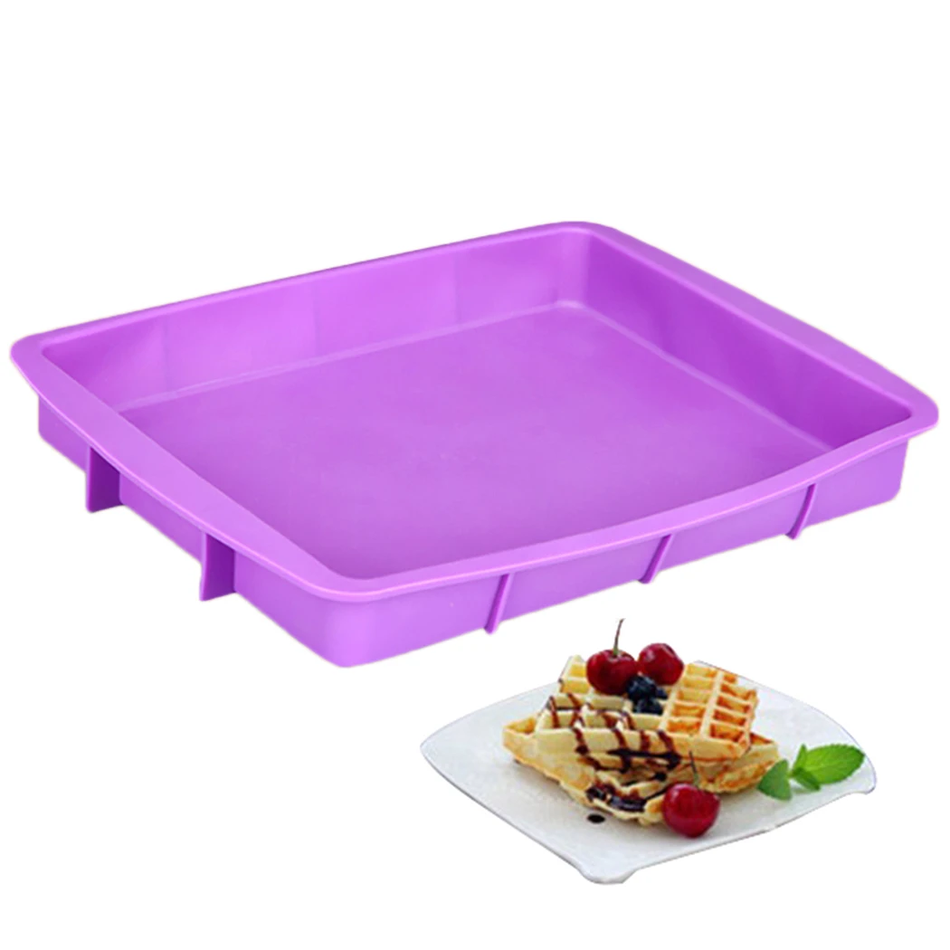 

Non-stick Rectangle Moulds Silicone Mold Cake Mousse For Ice Creams Chocolates Pastry Art Pan Bakeware Cake Tools Baking Pan