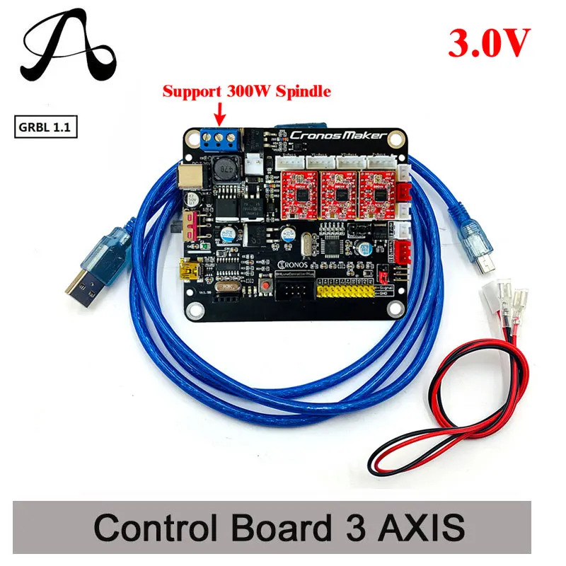 GRBL1.1 USB Port CNC Engraving Machine Control Board 3 Axis Control Board Integrated Driver CNC controller Upgrade GRBL 4-axis
