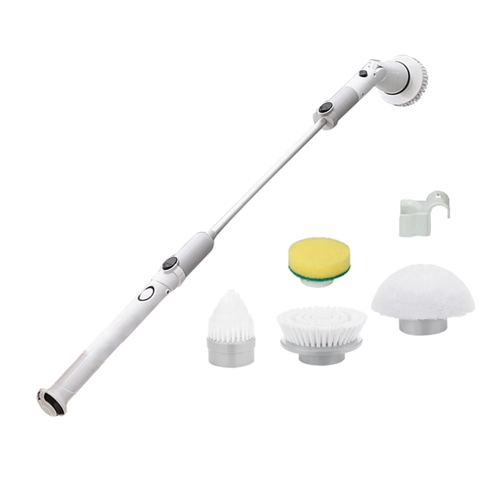 

Electric Scrubber Extendable Handheld Cordless Power Scrubbing Brush Cleaner with Extension Handle UK
