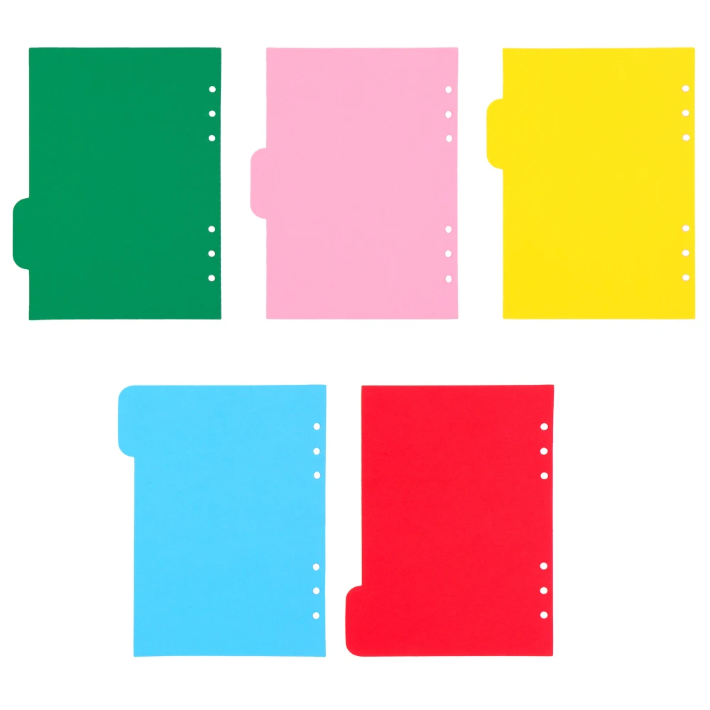 Аксессуары для ноутбуков A5/A6 вертикальная версия спиральный блокнот 6 отверстий