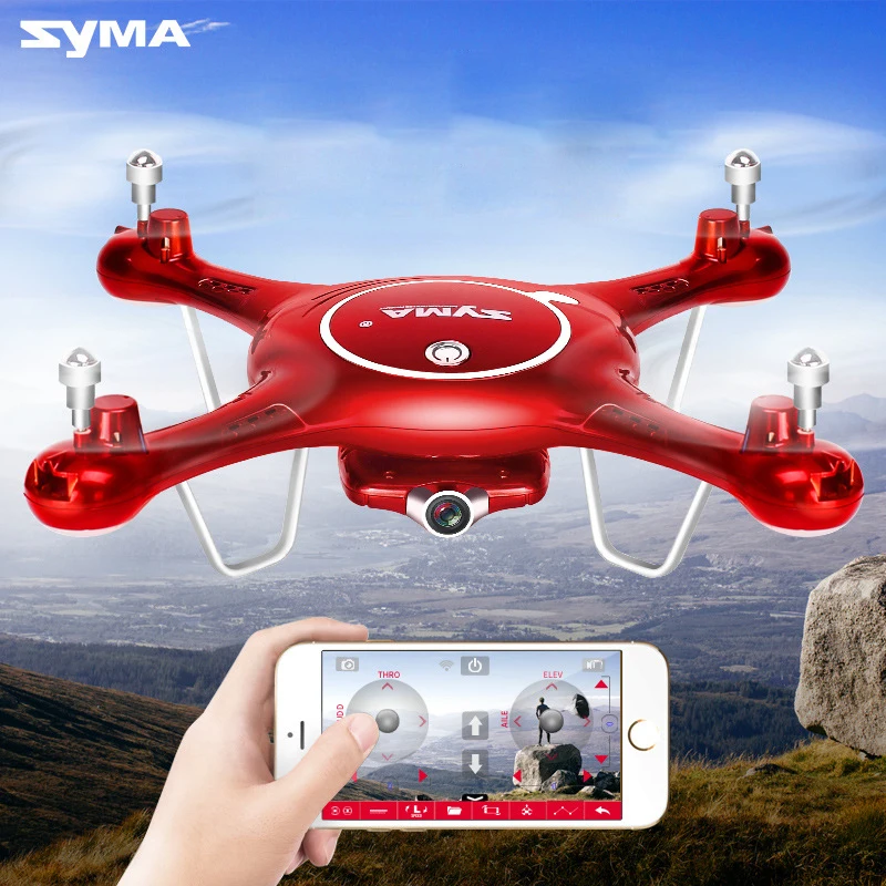 

Syma X5UW Дрон WiFi камера HD 720P передача в реальном времени FPV 2,4G 4CH RC вертолет Квадрокоптер Мобильный контроль VS X5SW X5C