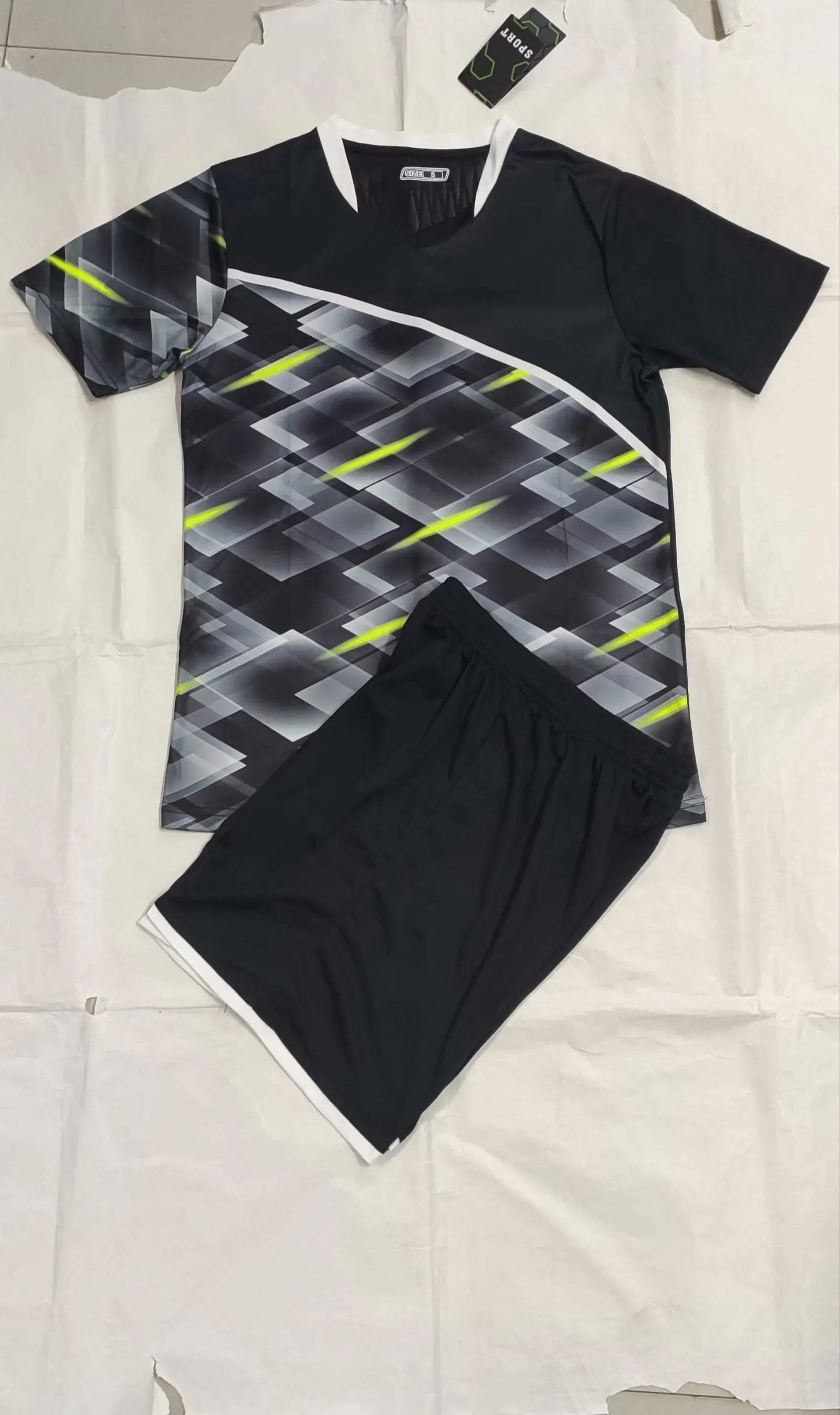 

Adult Men Women Football Jerseys Soccer Clothes Sets Short Sleeve Football running custom Uniforms Soccer Tracksuit Jersey