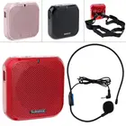 Проводная аудиоколонка Rolton K400, Мегафон, усилитель голоса, Громкая колонка, микрофон, клипса на пояс, поддержка FM-радио, TF, mp3-плеер