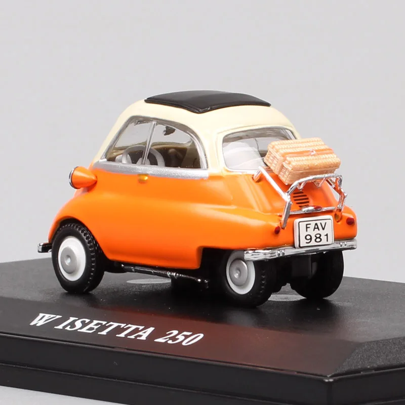 Cararama мини милые классические 1/43 весы Isetta 250 автомобиль пузыря литые Автомобили Модель для маленьких мальчиков подарки миниатюрные 1955