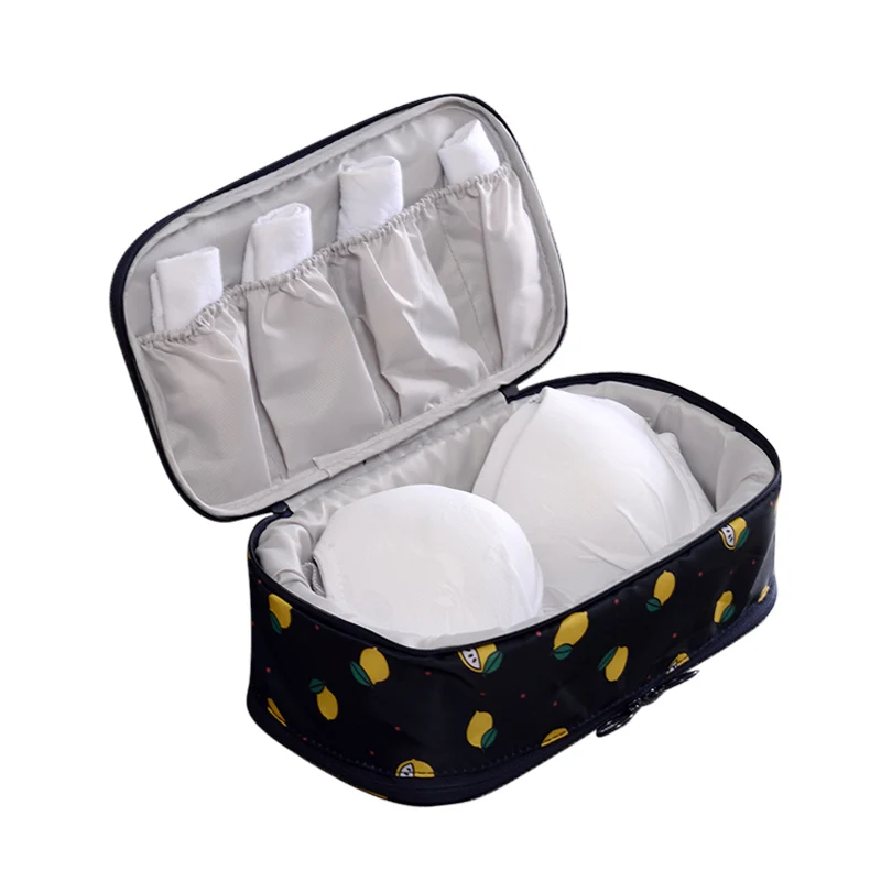 Новинка 2018 креативная сумка для хранения нижнего белья с рисунком лимона женские