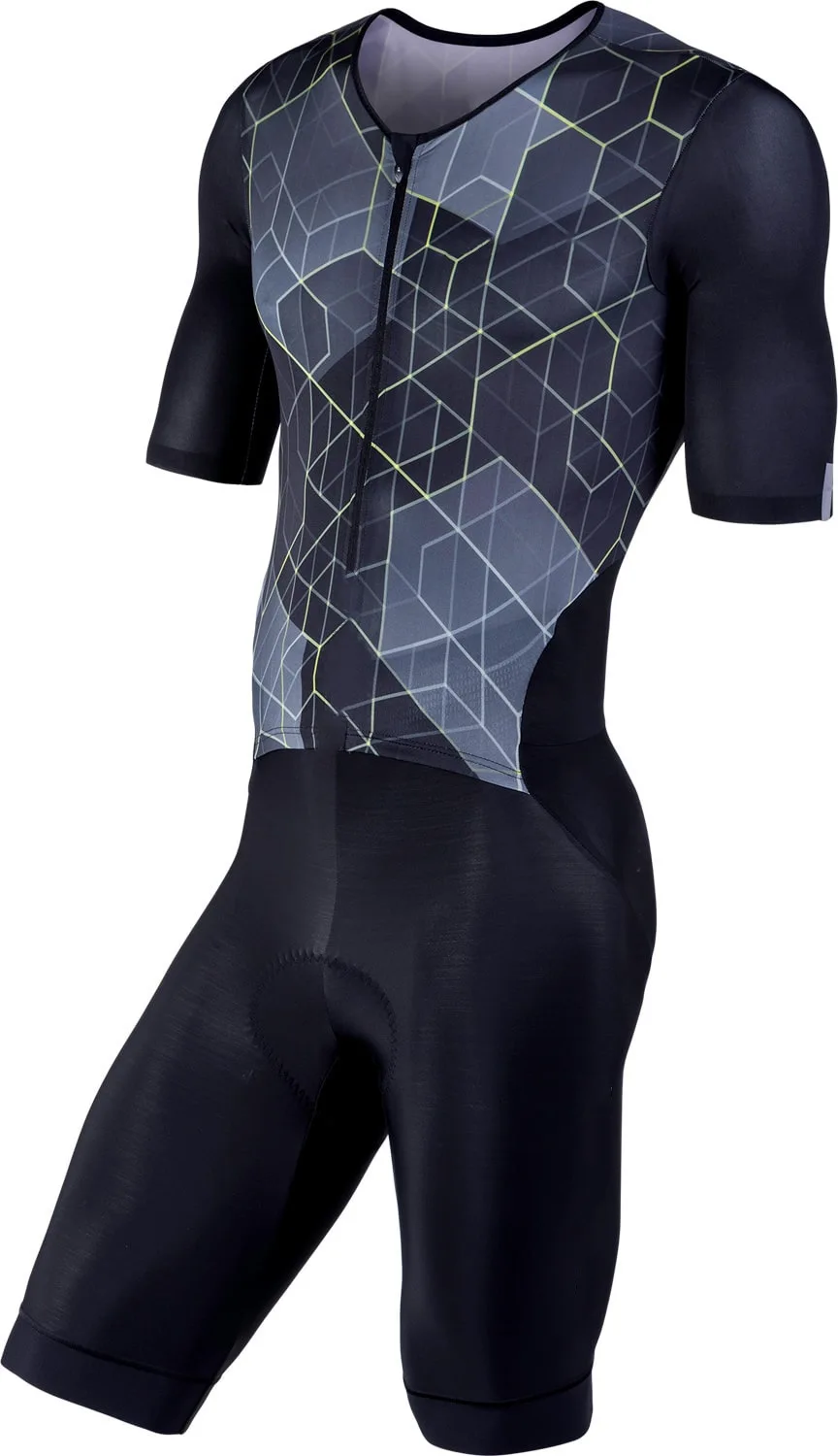 Черный Pro Team Велоспорт Skinsuit Триатлон Speedsuit Триатлон Одежда Спорт Велоспорт Джерси Набор все в одном