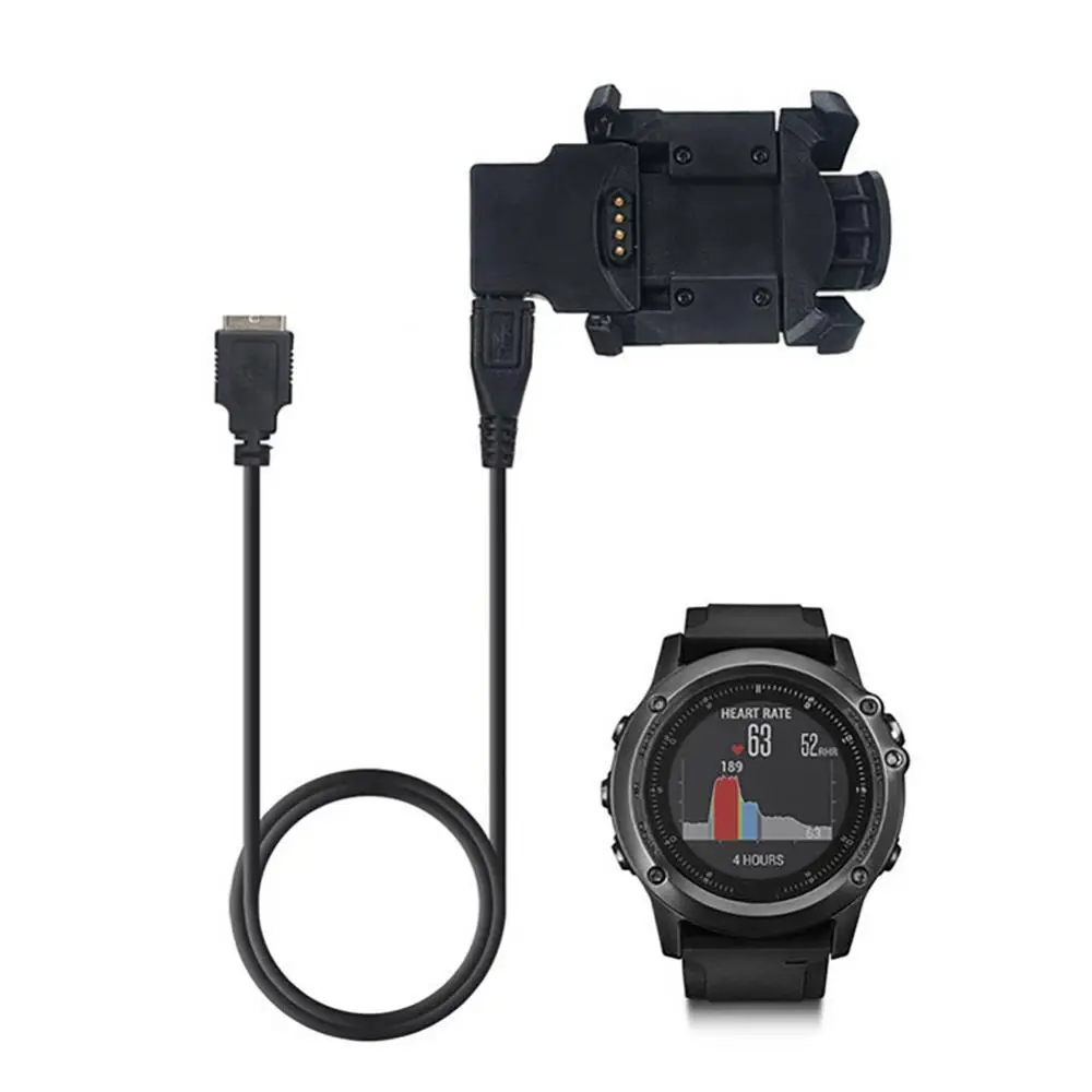 

1M USB Data Charger Dock Cable for Fenix 3 HR Sapphire Quatix3 GPS Watch смарт часы Accessories