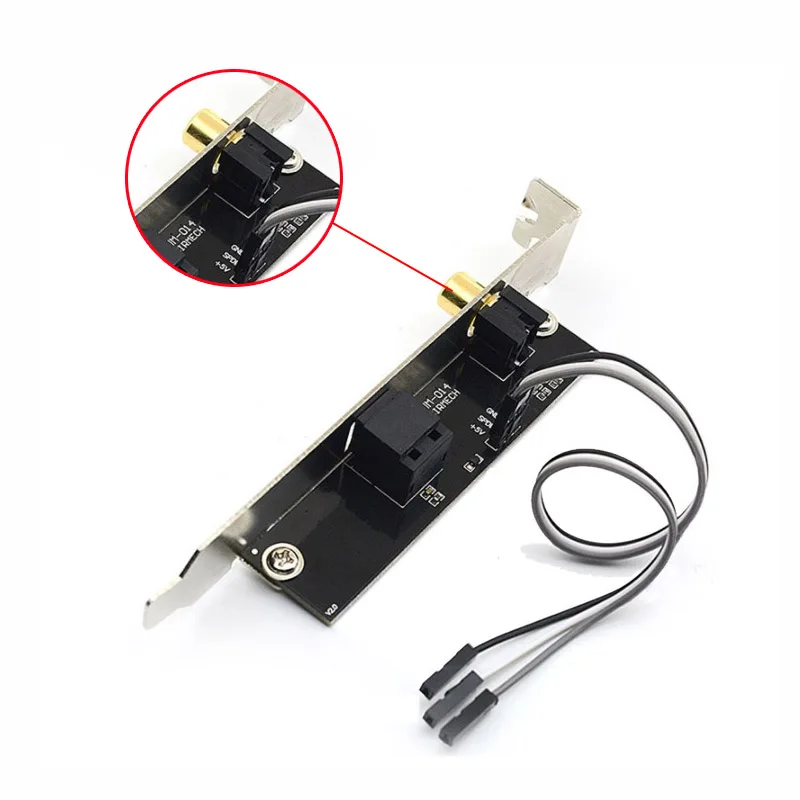 PPYY новый-SPDIF оптический и RCA Out пластина кабельный кронштейн цифровой аудио выход