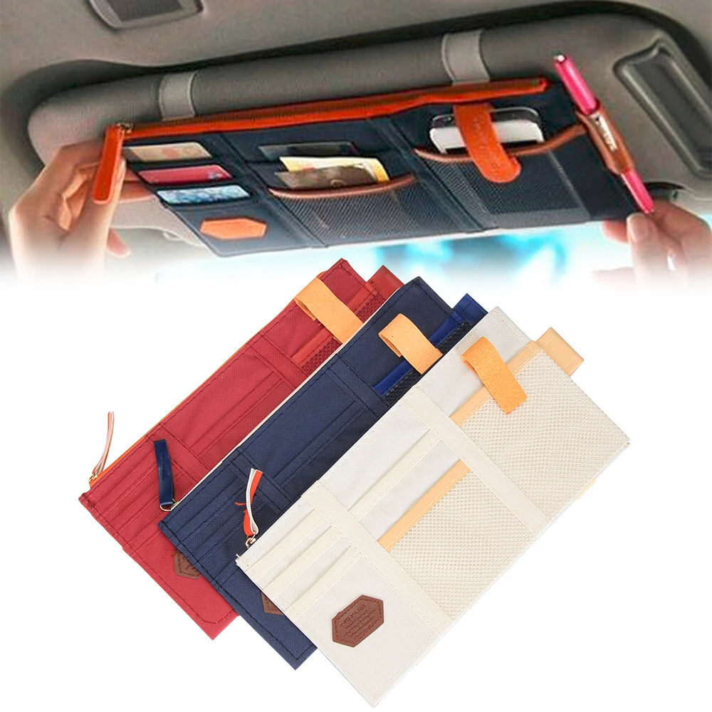 1 шт. сумка карман авто Портативный автомобильный козырек от солнца для карт