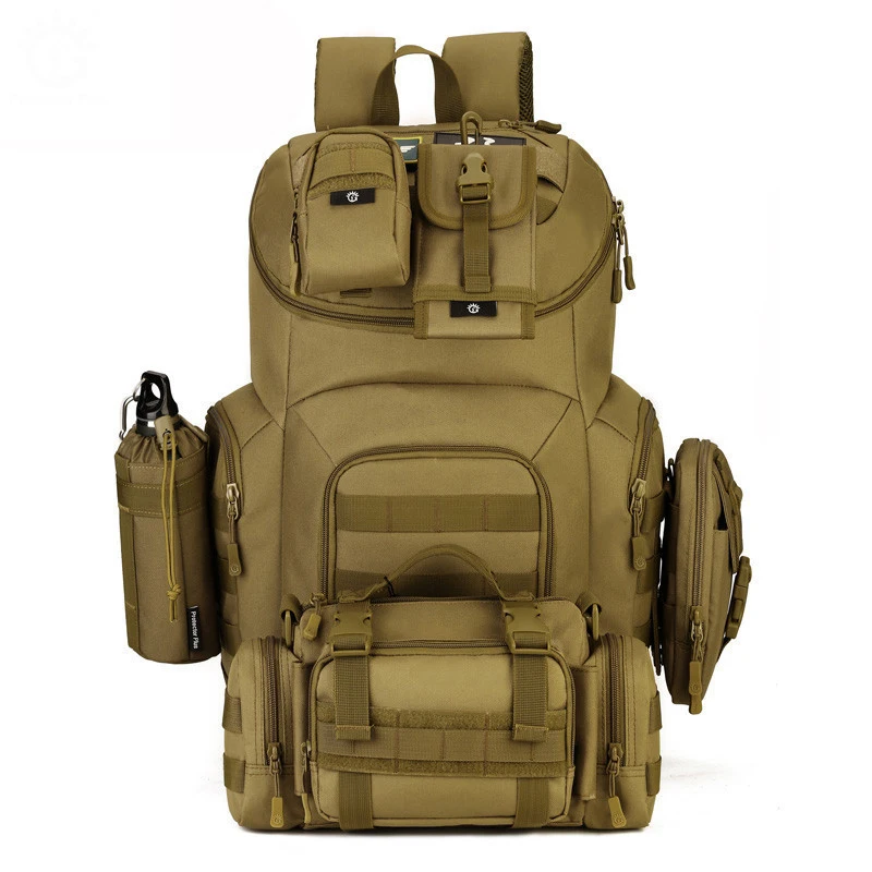 

40L военный камуфляж тактический рюкзак Водонепроницаемый Molle штурмовой пакет альпинистский рюкзак для спорта на открытом воздухе походный ...