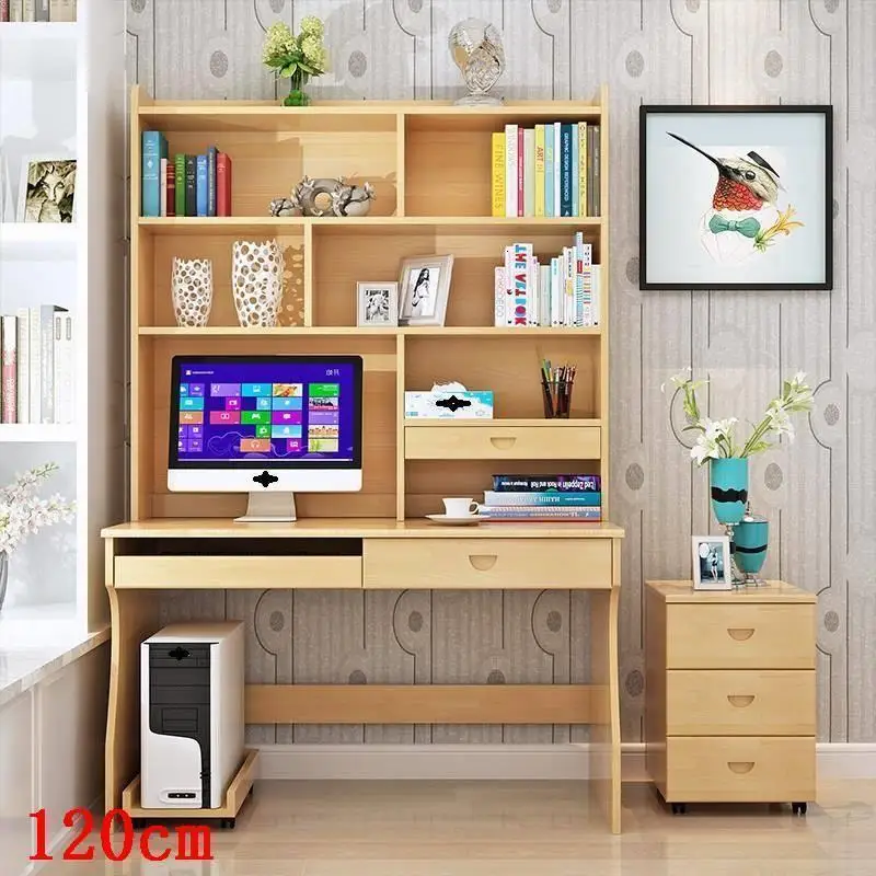 Dobravel стоящая кровать Меса Escritorio стенд Tafel офис Biurko Ретро деревянный компьютер ноутбук стол с книжной полкой