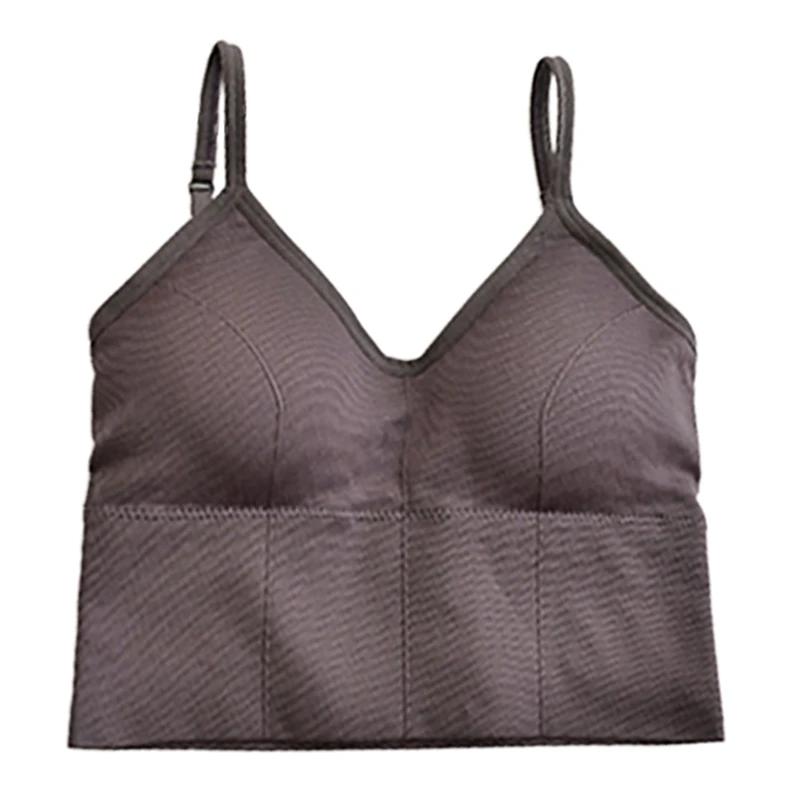 

Женский бюстгальтер на бретельках, Большой U-образный топ средней длины