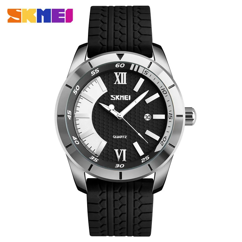 

SKMEI9151 Men's Calendar Watch Belt Water Student Watch Quartz Casual Watch