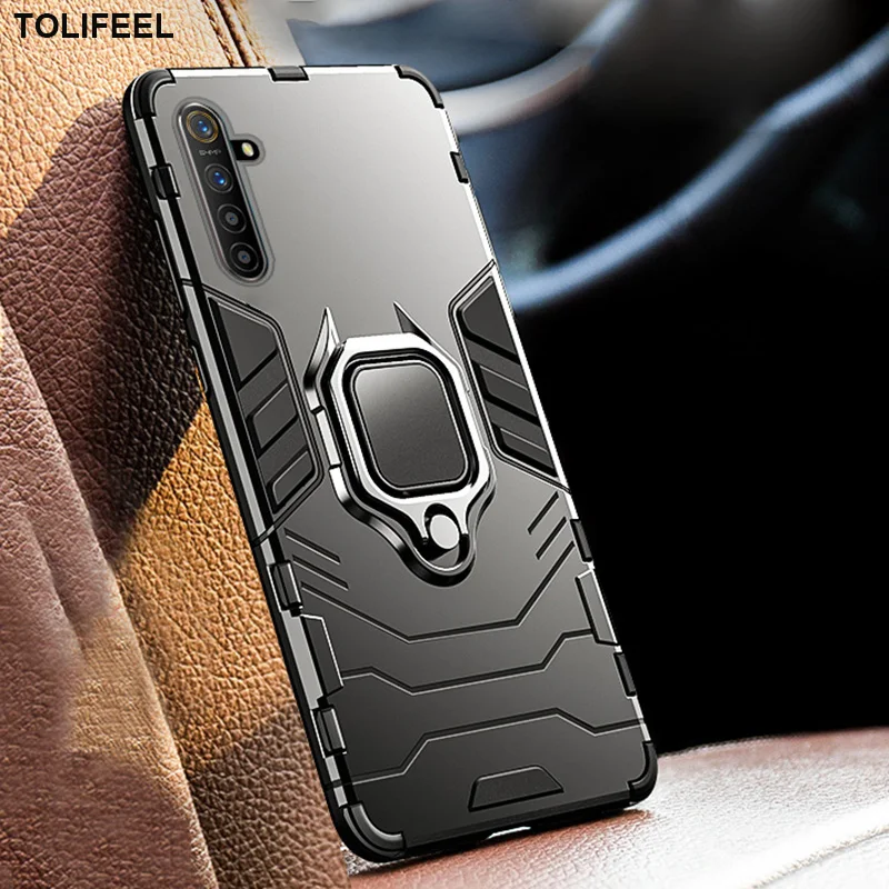 shockproof case for realme 8i 8 7 7i 6 5 pro 3 q3 case stand magnetic phone back cover for oppo realme 6i 5i x50 xt x2 c1 c2 c3 free global shipping