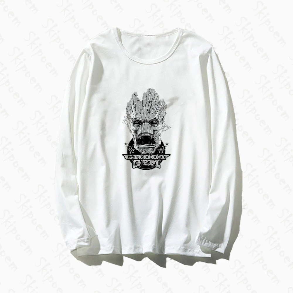 Young Groot дети Мстители герой Женская Футболка harajuku Tumblr эстетический панк с длинным