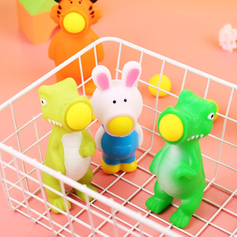 

New Squeeze Toys Creative Dolls Toys Stress Relief Balls Animal Shooting Toys Children's Amused Squeeze Ball Gift