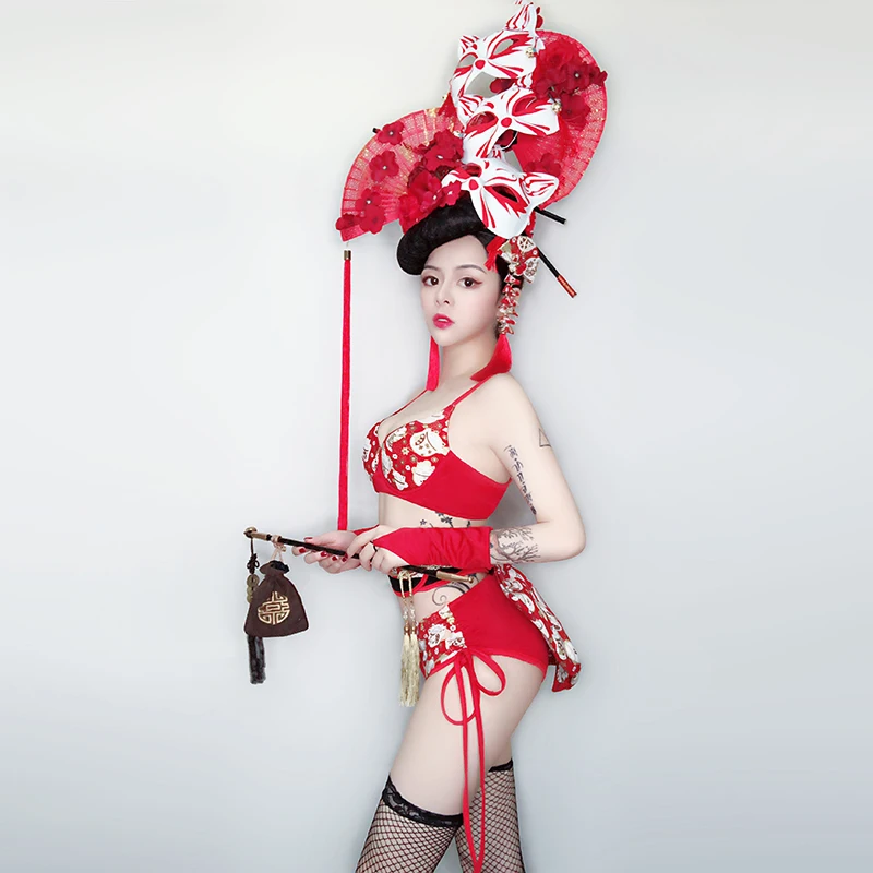 Новый восторженные одежда для ночного клуба Gogo танцевальный костюм женский