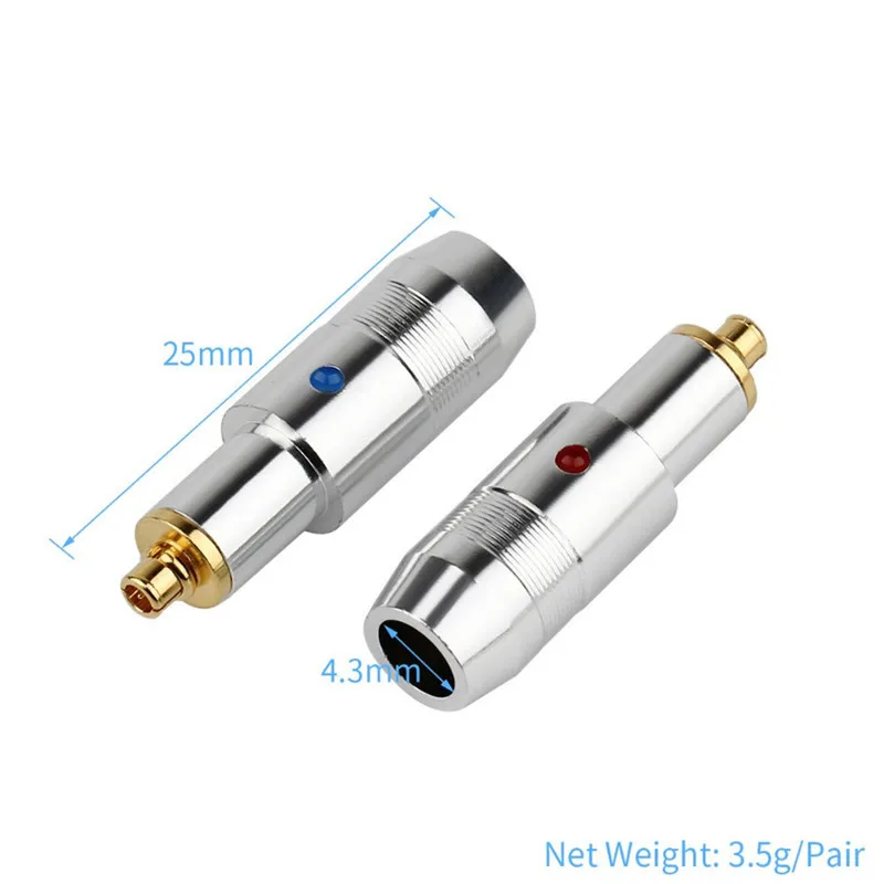 Earphone Pin Jack Headphone Plug Wire Connector Audio Adapter Black Silver For MMCX ESW750 ESW950 ES770H 990H Soldering | Электроника