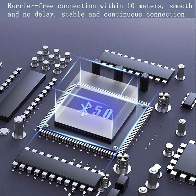 Binaural Bluetooth Headset Smart Touch Noise Reduction Power Display In-Ear Mini Waterproof Long-life Large-capacity Mobile Phon