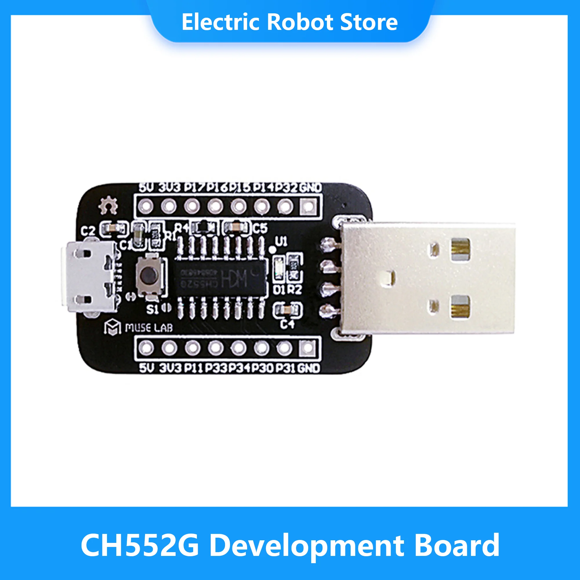 Макетная плата CH552G/основная 8051 USB микроконтроллер CH551G / CH552G CH554G WCH | Компьютеры и