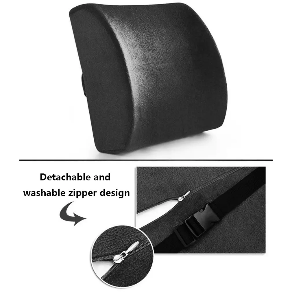 Memory Foam поясничная Подушка Поддержка задняя подушка домашний сидение для офиса