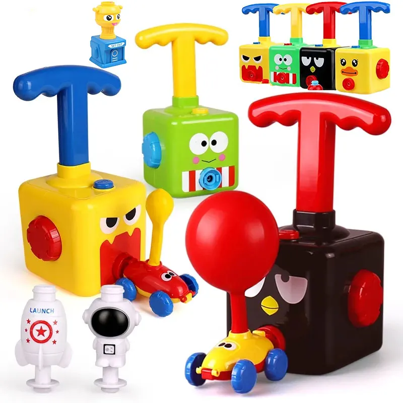

Two-in-one New Power Balloon Car Toy Inertial Power Balloon Launcher Education Science Experiment Puzzle Fun Toys for Children