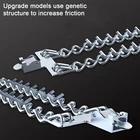 Автомобильная цепь для снега, противоскользящие износостойкие гвозди из марганцевой стали для зимнего снега, мутные дорожные автомобильные аксессуары