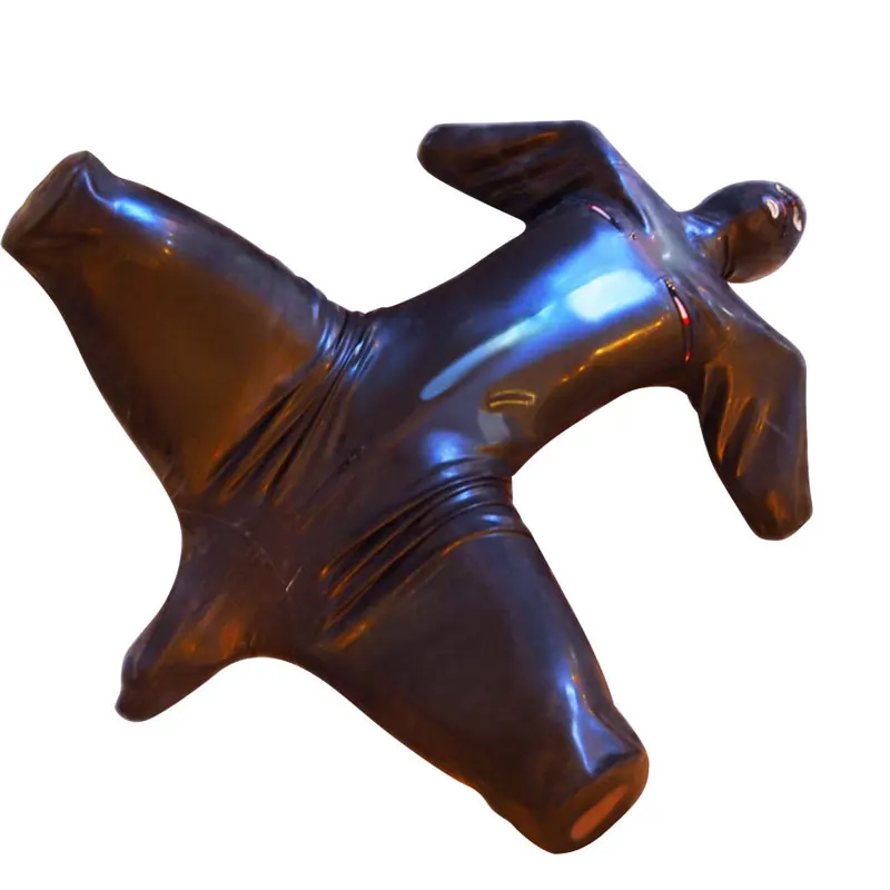 Мужской сексуальный комбинезон из искусственной кожи латексный мужской