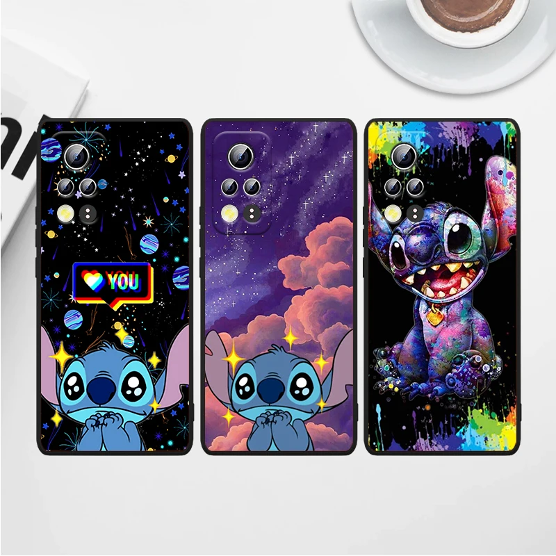 

Family-Lilo-Stich For Honor Play 3E 5 5G 5T 8S 8C 8X 8A 8 7S 7A 7C MAX Prime Pro 2019 2020 Black Phone Case Soft Capa